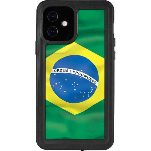 Brazil Flag iPhone 12 Waterproof Case
